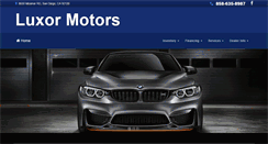 Desktop Screenshot of luxormotorssd.com